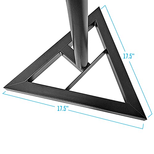 AXA AXCESSABLES AxcessAbles Studio Monitor Speaker Stands Pair. 80lb Capacity per Stand. Adjustable Height 26" - 42". Metal Constructed Stands Ideal for Surround Sound, Bookshelf and Monitoring Speakers - Image 5