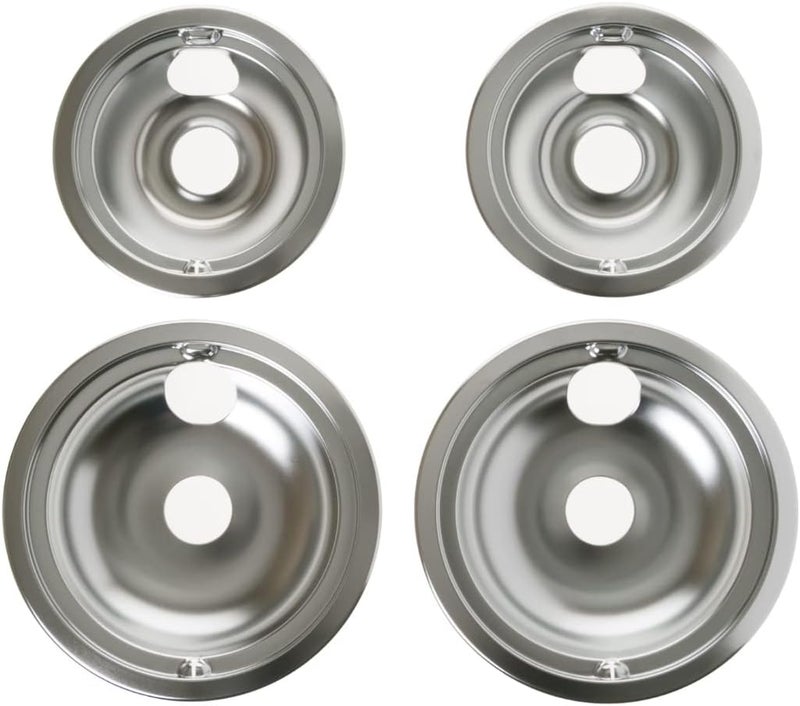 GE مجموعة صواني التنقيط للموقد/الفرن، 4 قطع، جزء مصنع من OEM، GE68C - Image 1