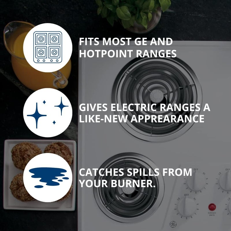 GE مجموعة صواني التنقيط للموقد/الفرن، 4 قطع، جزء مصنع من OEM، GE68C - Image 4