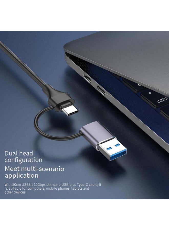 هينغ علبة ألومنيوم لمحرك أقراص الحالة الصلبة M.2 ثنائي البروتوكول - Image 3