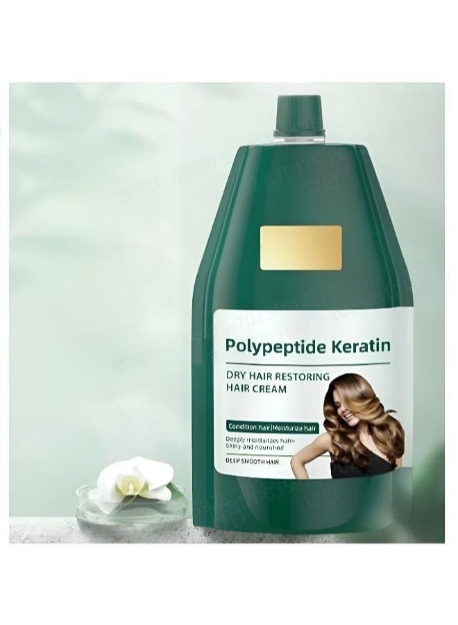 Multi-Peptide Keratin Hair Cream for Ultimate Hydration & Softening - Image 1