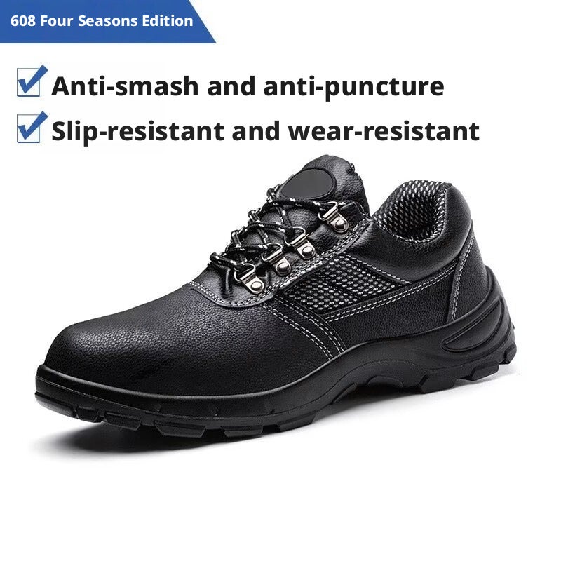 Tenganda Safety Shoes - Steel Toe, Puncture Resistant, Breathable, Anti-Static
