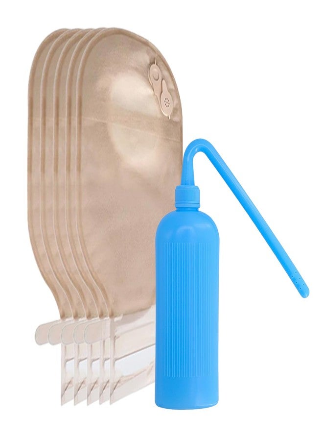 MED 2-Piece Colostomy System with Gas Vent + 12-Hole Wash Bottle for Ostomy Care (5) - Image 1