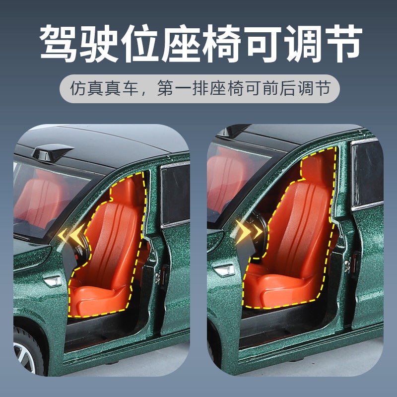 Ideal 1:24 Alloy Car Model – Back Force Toy for Children, Chenghai - Image 5