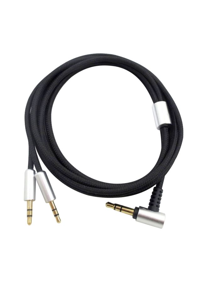 ZS0096 Standard Version Headphone Audio Cable for Sol Republic Master Tracks HD V8 V10 V12 X3(Black)