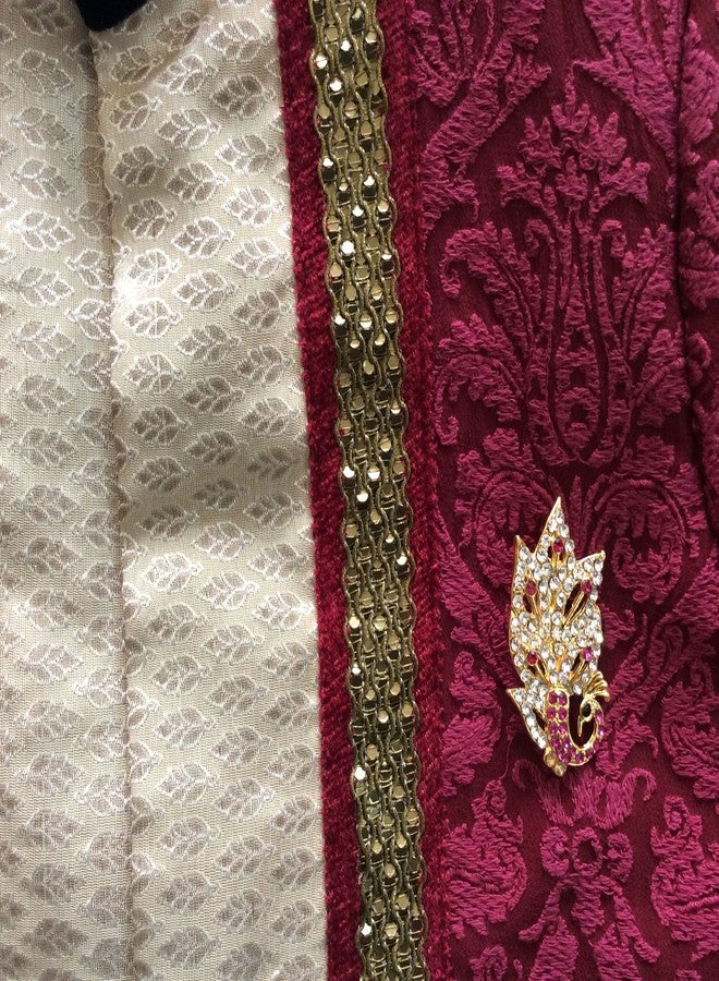 FURE Sparkling Peacock Brooch (Pink) - Image 3