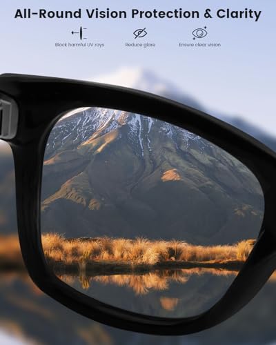 BandSmith Transitions Lenses for Ray-Ban Meta Wayfarer RW4008 & Gen 2 RW4012 Large (53-22), Clear-to-Gray Replacement Smart Eyeglass Lenses For Men & Women, Scratch-Resistant & Ultra Tough - Image 4