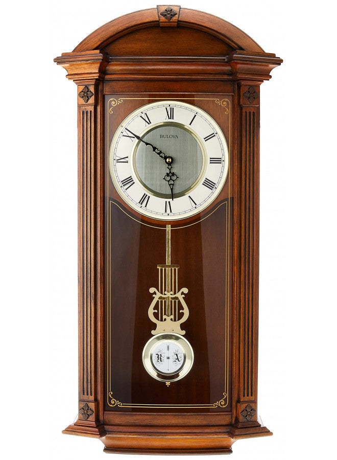 Bulova ساعة بولوفا C4331 هارتويك الجرسية، جوز 29.75 x 14 x 5.5 - Image 2