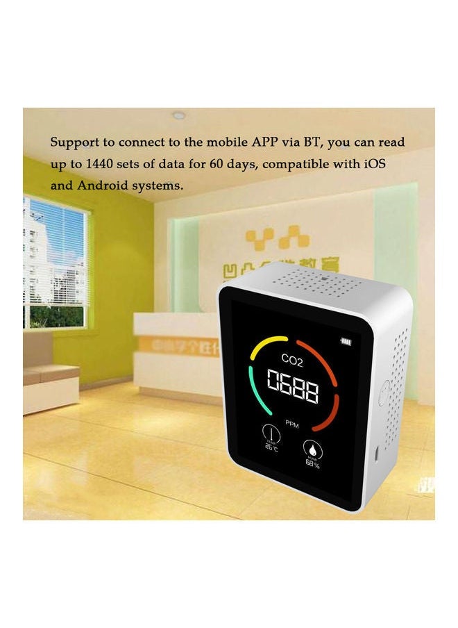 NIBEMINENT 3-In-1 Air Quality Monitor White  - Image 3
