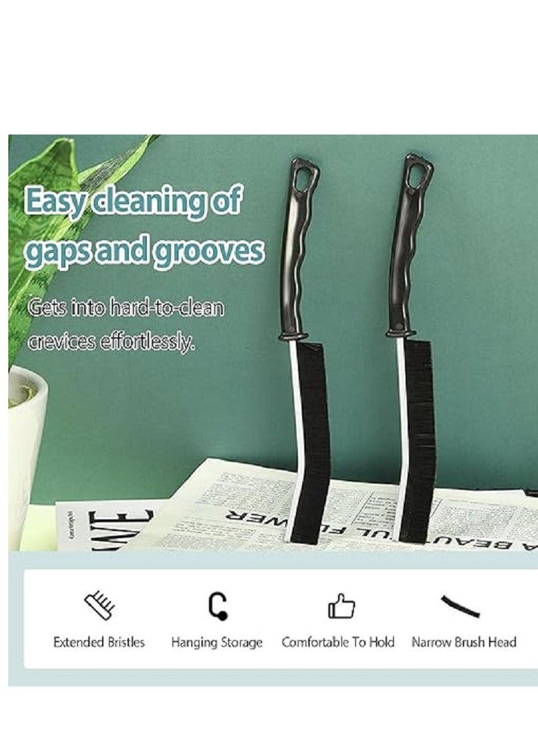 Set of 3 Hard Gap and Crevice Cleaning Brushes for Showers, Bathtubs, Kitchens, and Window Tracks - Multi-Surface All Around the Home - Image 5