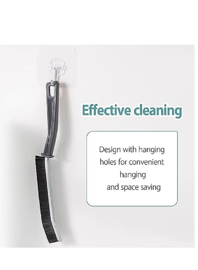 Set of 3 Hard Gap and Crevice Cleaning Brushes for Showers, Bathtubs, Kitchens, and Window Tracks - Multi-Surface All Around the Home - Image 2