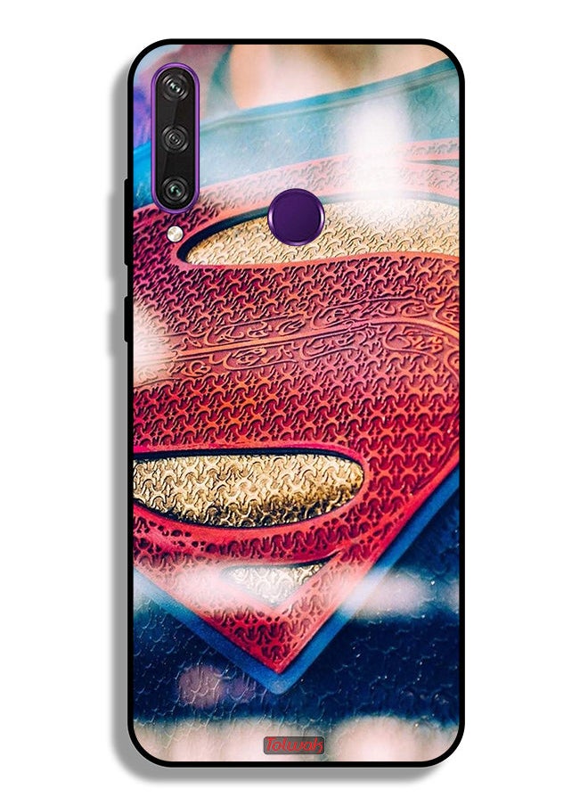 Tolwak - Huawei Y6p Protective Case Cover Superman Logo - Image 1