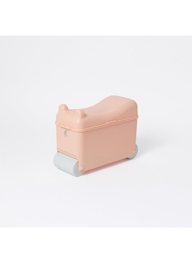Little Rolla Little Rolla Ride- On Suitcase Dusty Pink  - Image 2