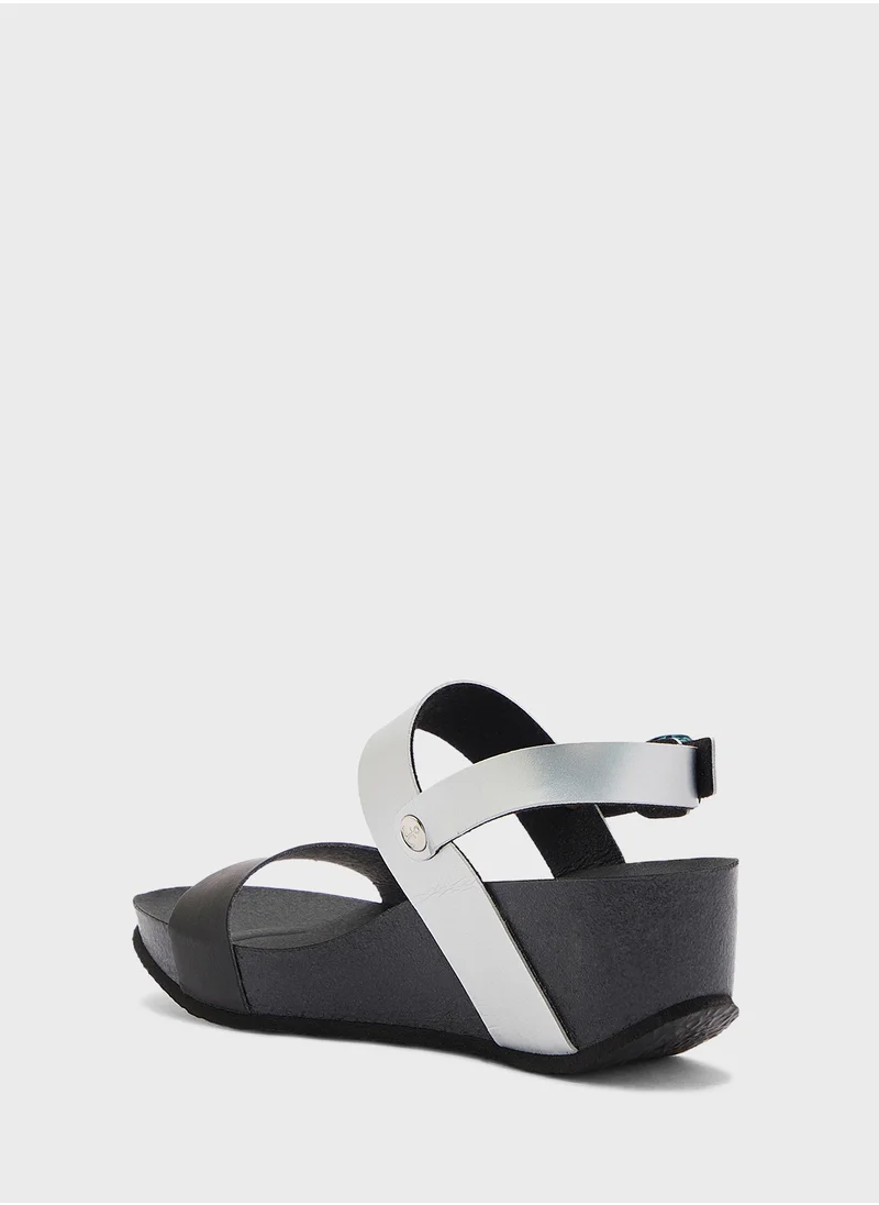 بيتون Selene Strappy Mid Heel Wedges