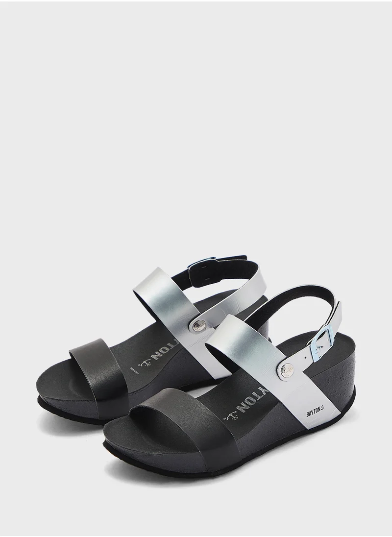 بيتون Selene Strappy Mid Heel Wedges