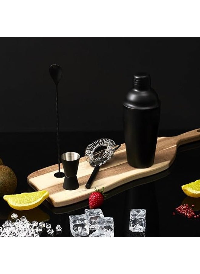 RANK Black stainless steel cocktail shaker  - Image 2