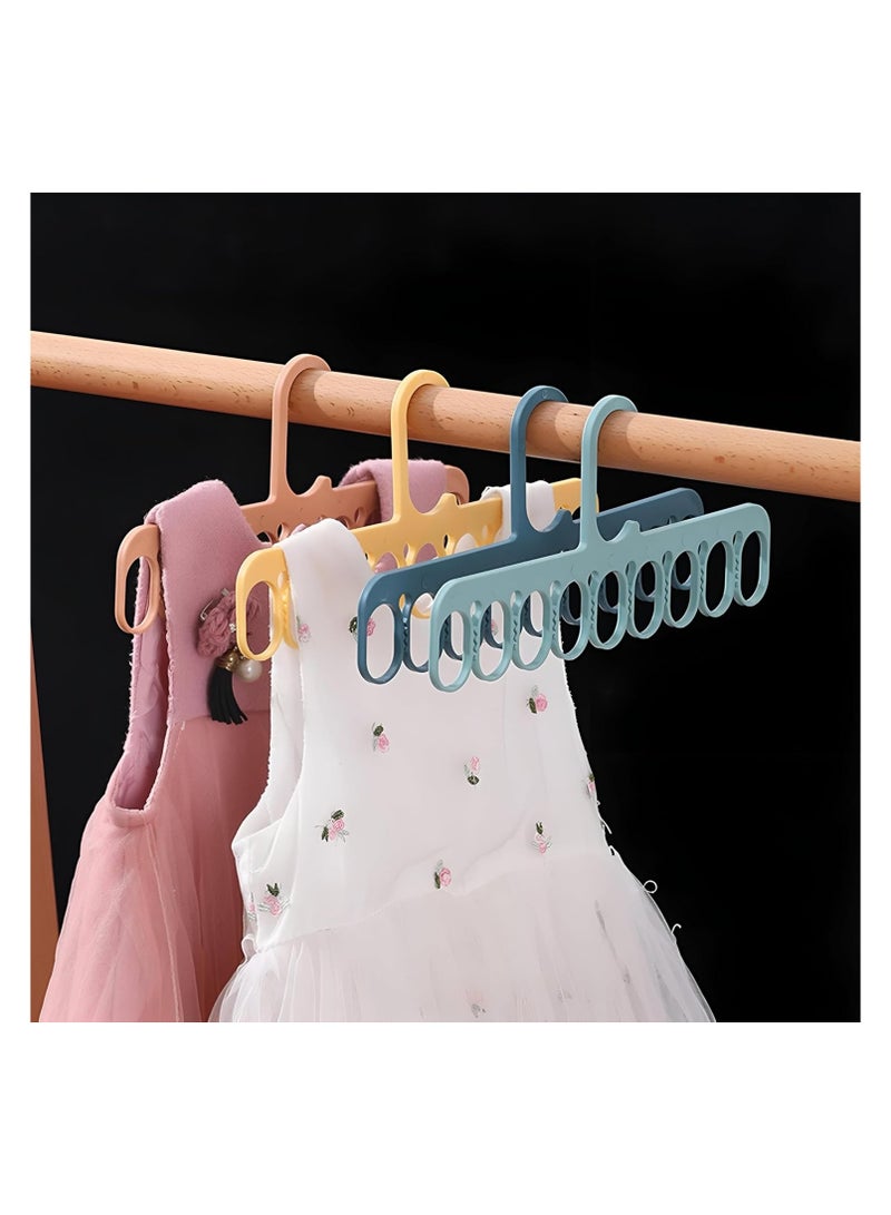 Spaceshoop 6 * 1set Sleek High Quality Clothes Hanger Set in Attractive Color Range Providing Long Lasting Use and Functional Support for All Types of Apparel - Image 4