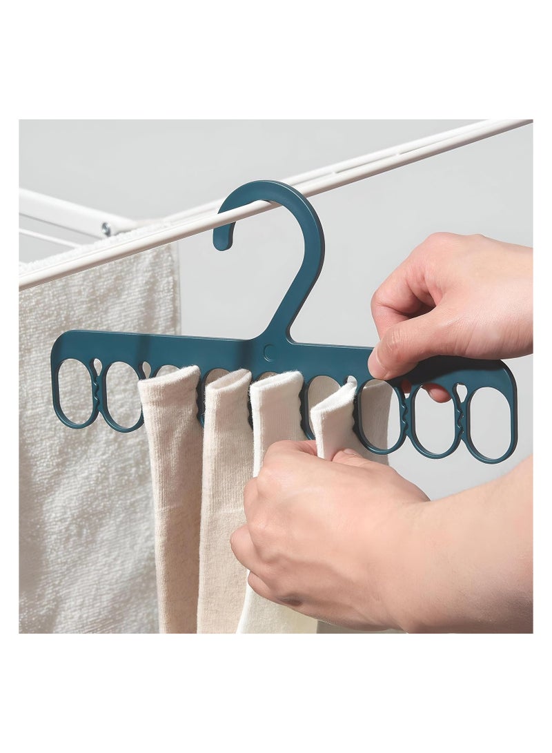 Spaceshoop 6 * 1set Sleek High Quality Clothes Hanger Set in Attractive Color Range Providing Long Lasting Use and Functional Support for All Types of Apparel - Image 2