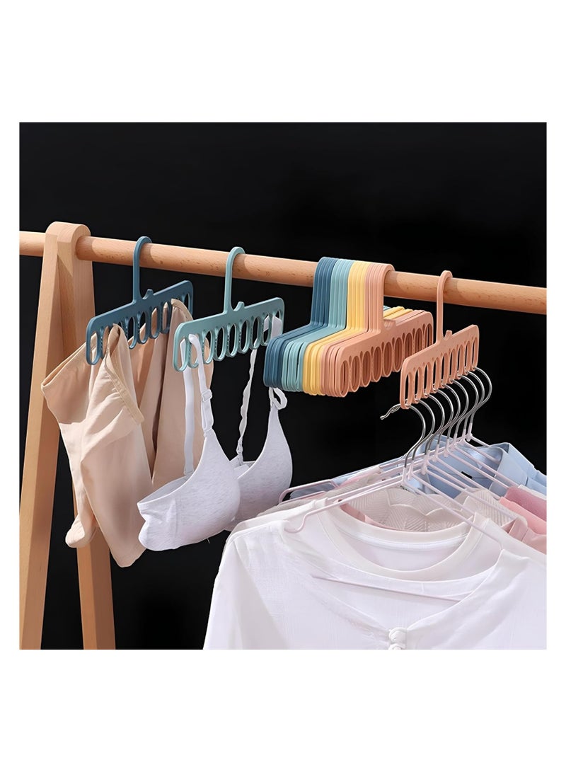 Spaceshoop 6 * 1set Sleek High Quality Clothes Hanger Set in Attractive Color Range Providing Long Lasting Use and Functional Support for All Types of Apparel - Image 3