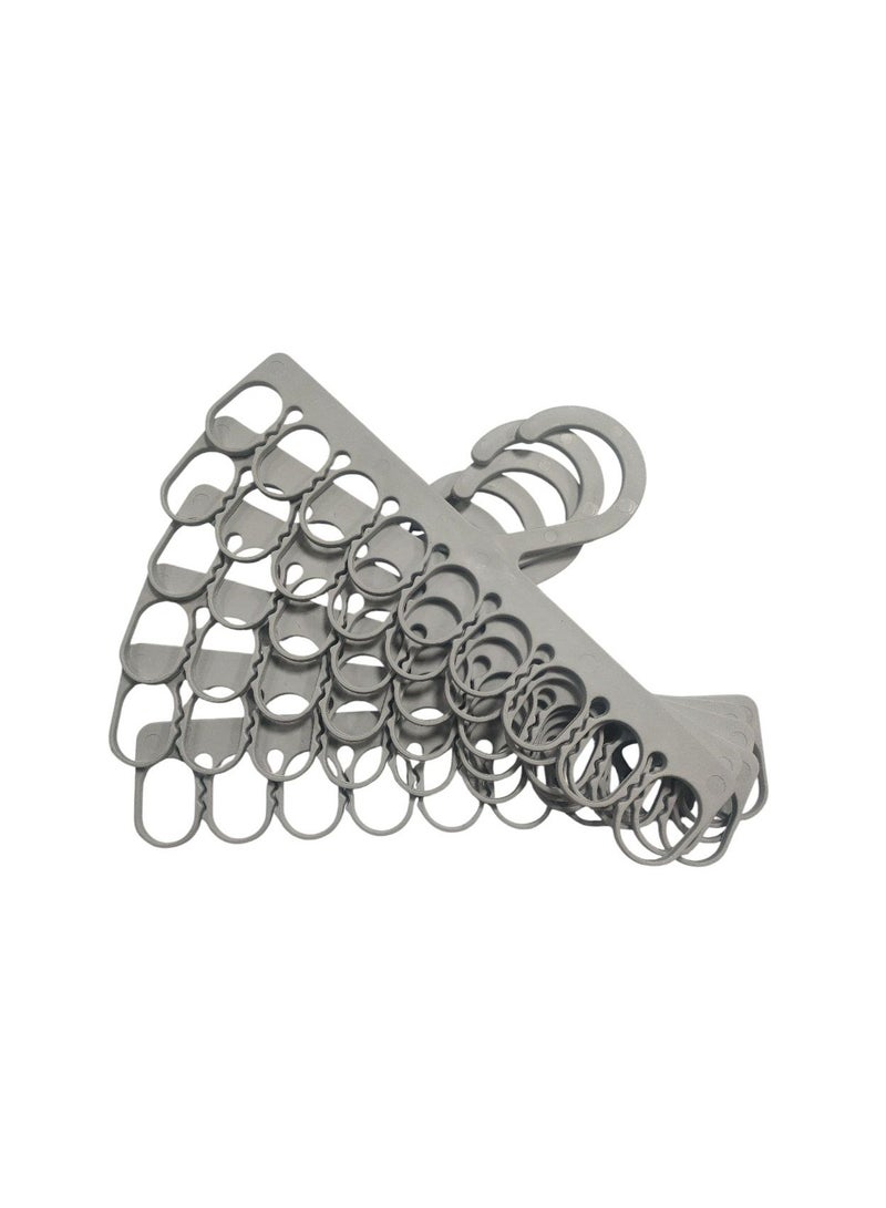 Spaceshoop 6 * 1set Sleek High Quality Clothes Hanger Set in Attractive Color Range Providing Long Lasting Use and Functional Support for All Types of Apparel - Image 5