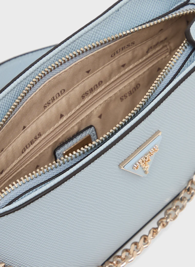 GUESS Noelle II Mini Top Zip Shoulder Bag