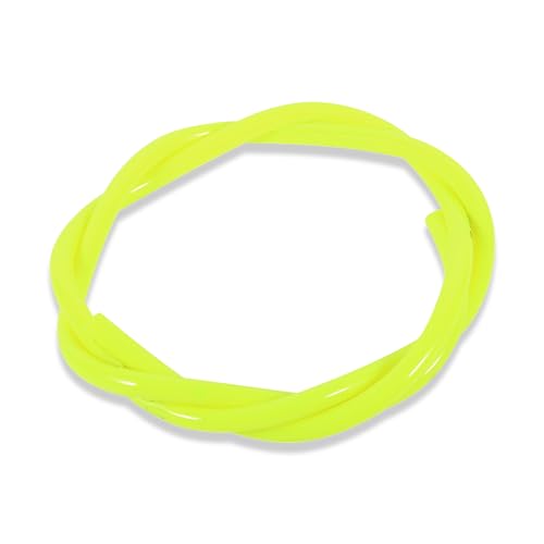Keenso Colorful Gas Petrol Fuel Line Hose Tube Pipe Petrol 14 inch 3 Feet for Motorcycle Dirt Pit Bike ATV Snowmobile PWC Jet Ski PolyurethaneYellow - Image 1