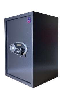 LOTFY GROUP LG Safebox Code 50EUD 50*35*31CM  Silver Gray Colour Home Office Safebox - Digital Display and Key Lock 