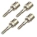 DEVMO 4Pack Metal Wheel Stub Axle Shafts Adapter Drive Axle Cup 02033 Compatible with HSP Redcat Exceed 94123 94111 110 RC Car Buggy Truck - Image 4