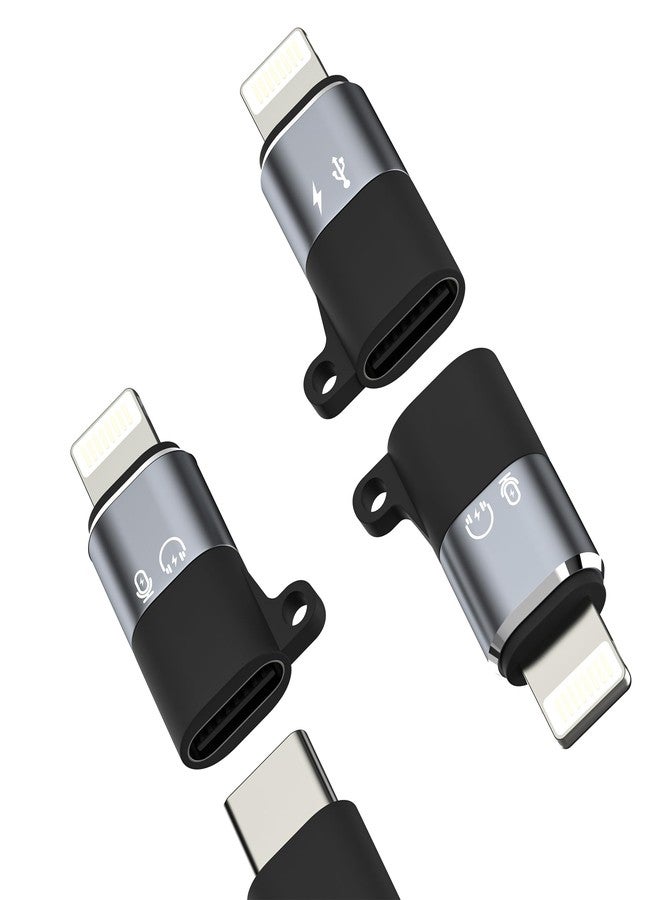 HOYULLI Audio OTG Adapter USB C Female to Lightning Male (3pack)for iPhone 14 13 12 11 Pro Max Type C Charging Cable for Apple MFI Converter for ipad air Camera Card Reader Connector Data Transfer Accessories - Image 1