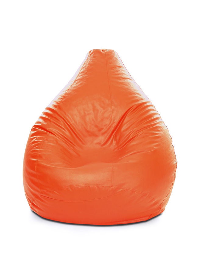 Jumbble XL Faux Leather Multi-Purpose Bean Bag With Polystyrene Filling Orange  - Image 1