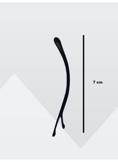 advancedestore Strong Simple Hairpins Black Alloy Hair Clip Bobby Pin Hair Accessories Headwear Ball Tip Bob Pins For Women Medium (Pack Of 60)  - Image 5