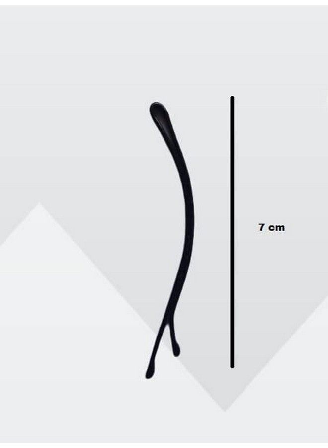 advancedestore Strong Simple Hairpins Black Alloy Hair Clip Bobby Pin Hair Accessories Headwear Ball Tip Bob Pins For Women Medium (Pack Of 60) - Image 5