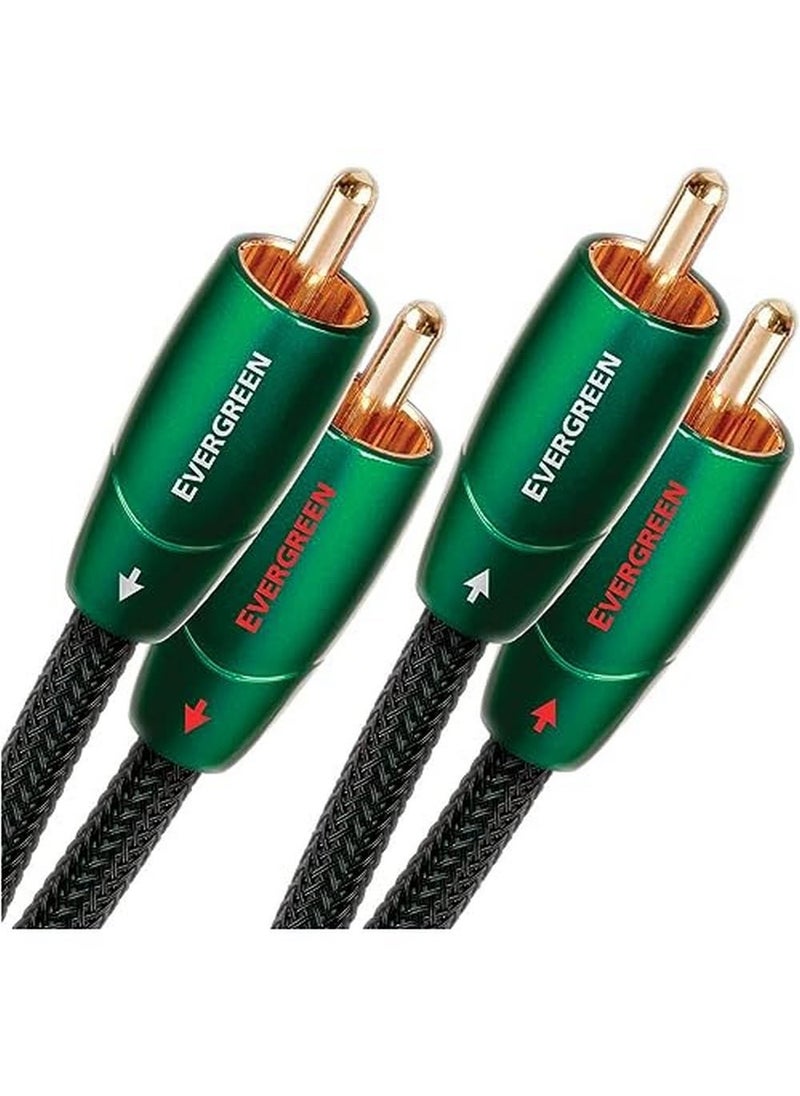 AudioQuest AudioQuest Evergreen 1m 3.28 feet RCA to RCA 1m 3'4"  - Image 1