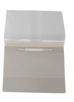 Maxi Maxi Report File A4 Grey,Clear Front Covers Project With Fasteners For School Office, Rpfgy  - Image 2