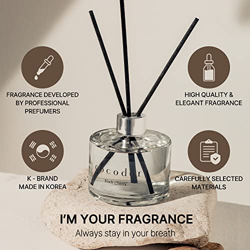 COCODOR Signature Reed Diffuser Set/Pure Cotton / 6.7oz /1 Pack/Home Fragrance Diffuser, Oil Scent Diffuser for Bathroom Shelf Decor - Image 2