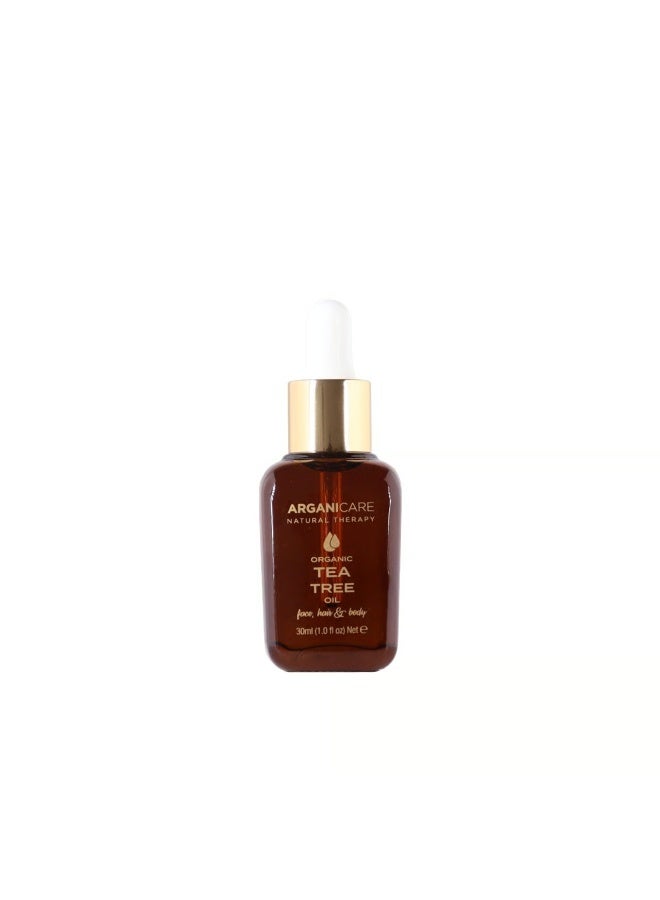Arganicare Organic Tea Tree Oil 3-In-1 Anti-Imperfections 30ml - Image 1