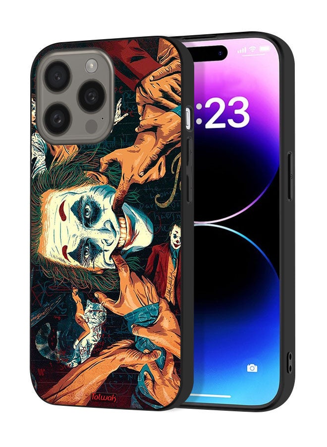 Tolwak Apple iPhone 15 Pro Protective Case Cover Joker Art - Image 1