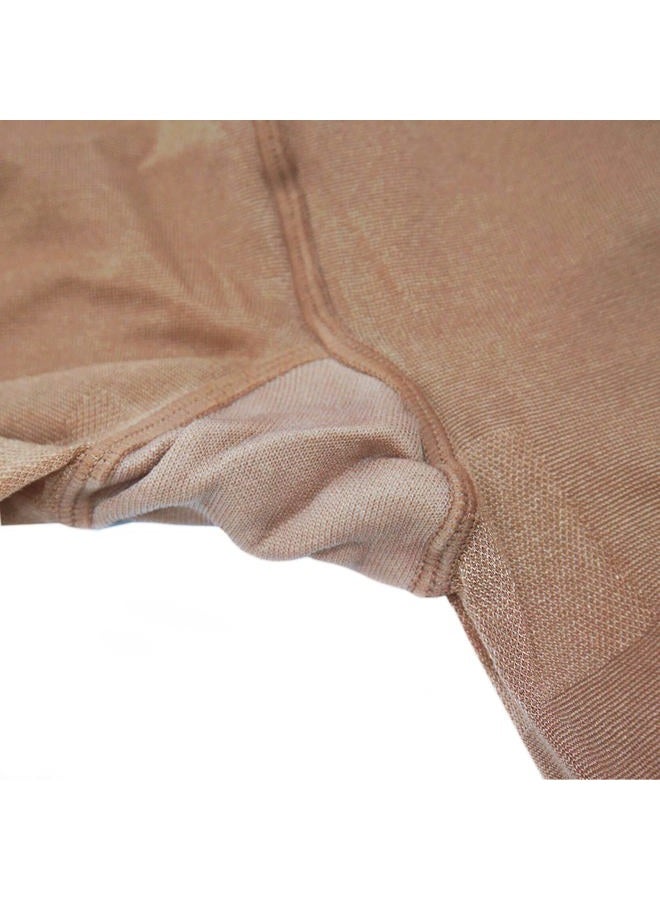 DANCE YOU Dance Shimmer Tights Footed Silky Slight Gloss Stockings Pantyhose Tights 70D Thickness, Toast, XLA - Image 4