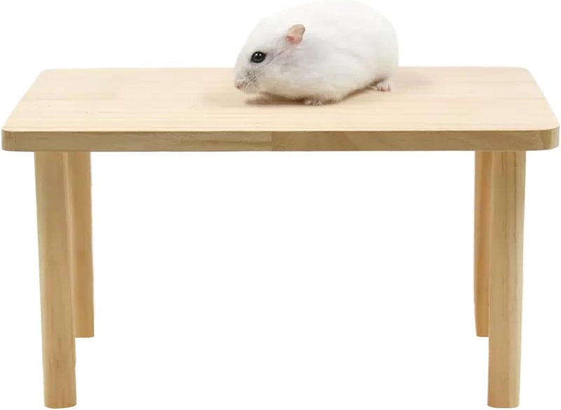 Hamster Game Stand - Fun Wooden Accessories for Small Animals | Wooden Hamster Game Structure | for Rodents, Birds, Ferrets, Squirrels, Chinchillas, Rabbits In - Image 1
