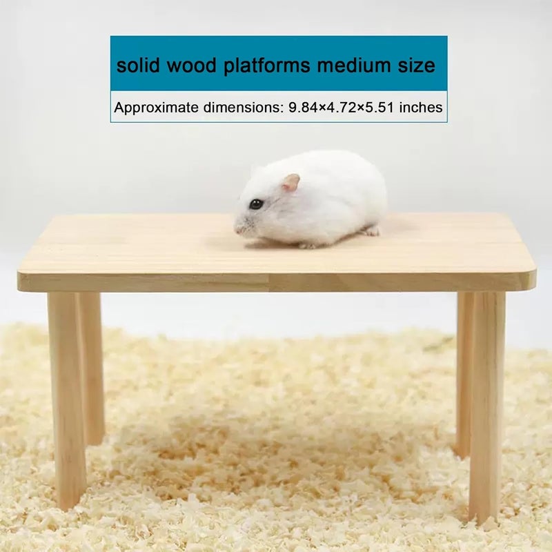 Hamster Game Stand - Fun Wooden Accessories for Small Animals | Wooden Hamster Game Structure | for Rodents, Birds, Ferrets, Squirrels, Chinchillas, Rabbits In - Image 4
