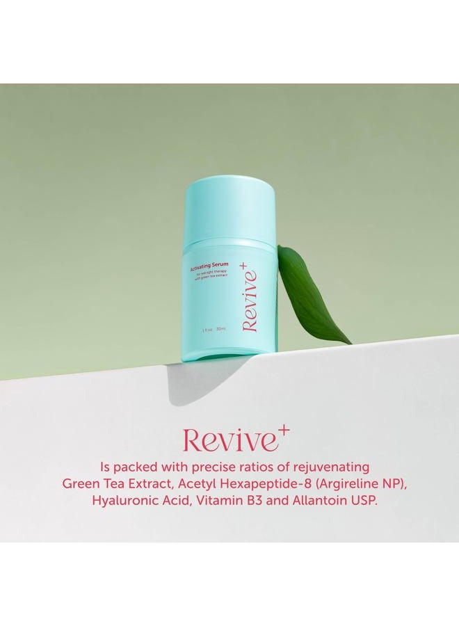 Berkland Red Light Therapy Activation Serum - Amplify Effects & Reduce Wrinkles with Hydrating Serum for Face - Green Tea Serum - Hydrating Face Serum Skin Care Routine - Hyaluronic Acid Serum for Face - 1oz - Image 2