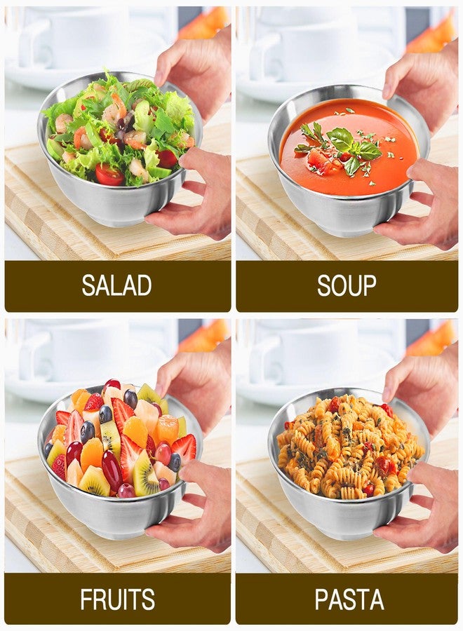 IMEEA 54 Oz Large Soup Bowls Ramen Bowls SUS304 Stainless Steel Salad Bowls Double Walled Insulated Serving Bowls for Salad, Mixed Fruit, Pasta, Oatmeal, Snacks, Set of 2 - Image 5