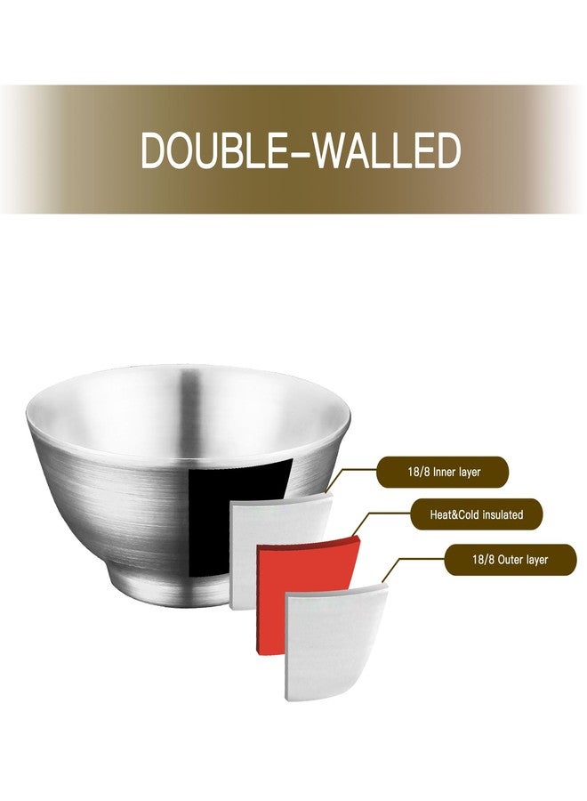 IMEEA 54 Oz Large Soup Bowls Ramen Bowls SUS304 Stainless Steel Salad Bowls Double Walled Insulated Serving Bowls for Salad, Mixed Fruit, Pasta, Oatmeal, Snacks, Set of 2 - Image 3
