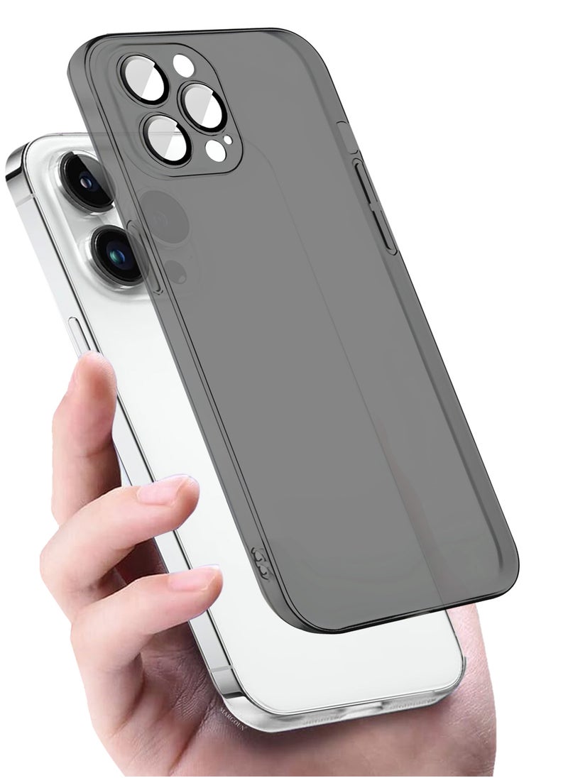 CATANES (for iPhone 14 Pro) 2Packs Case Cover Air Skin Series Back Cover Sturdy Durable Thin Case Drop Protection Cover - Transparent Grey  - Image 5