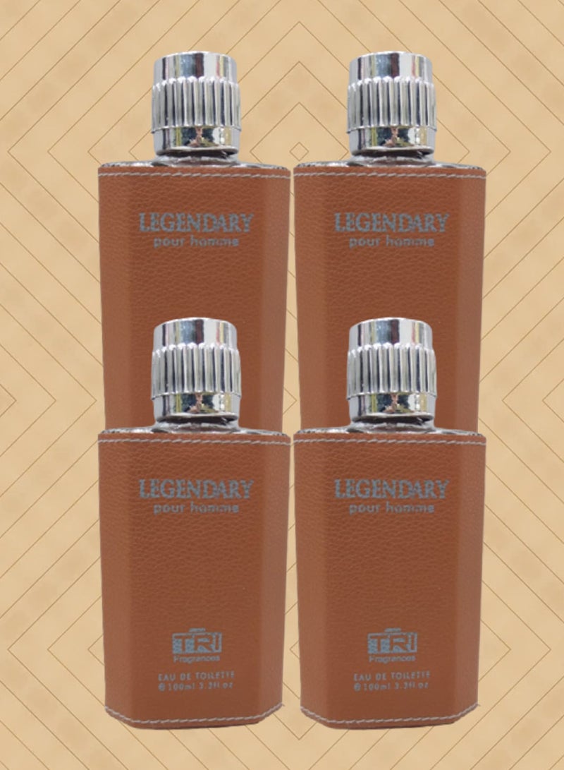 ليجينداري 4 قطع عطر ليجنداري 100 مل EDT - Image 1
