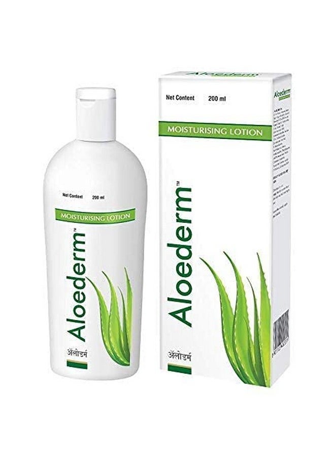 BREEMETIC Aloederm Moisturizing Lotion | Reduces Skin Inflammation - 200Ml  - Image 1