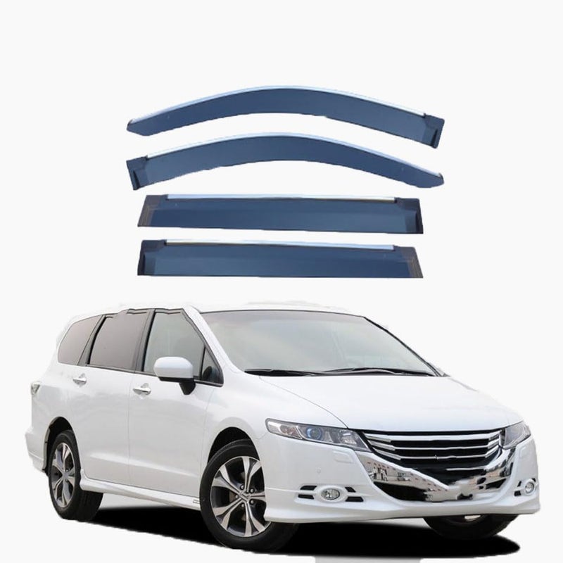 Premium Wind Deflector for Honda Odyssey MK4-RB 2009-2014 Window Side Visor Keep Your Car Ventilated in Rain Reduce Wind Turbulence External Accessories - Image 1
