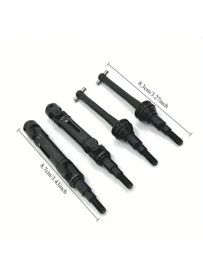 4pcs Heavy Duty Iron CVD Drive Shafts Black for MJX 1 14 RC Cars Front Rear Axle - Image 5