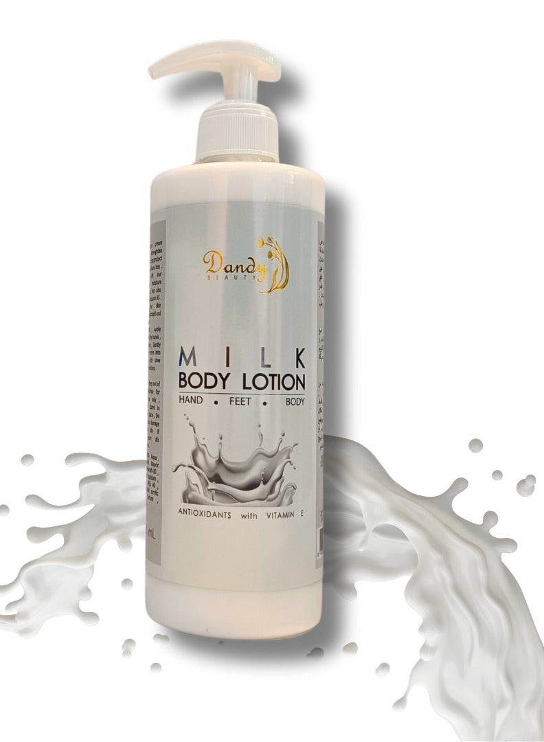 DANDY Body Lotion Skin Softening and Nourishing lotion 500ml (Milk)