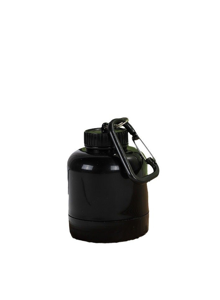 Muscle Technology Whey Protein Powder Box Milk Powder Sports Fitness Box Portable Funnel 100ml Large Portable-color:Black Bottom Style 4-capacity:100ml  - Image 1